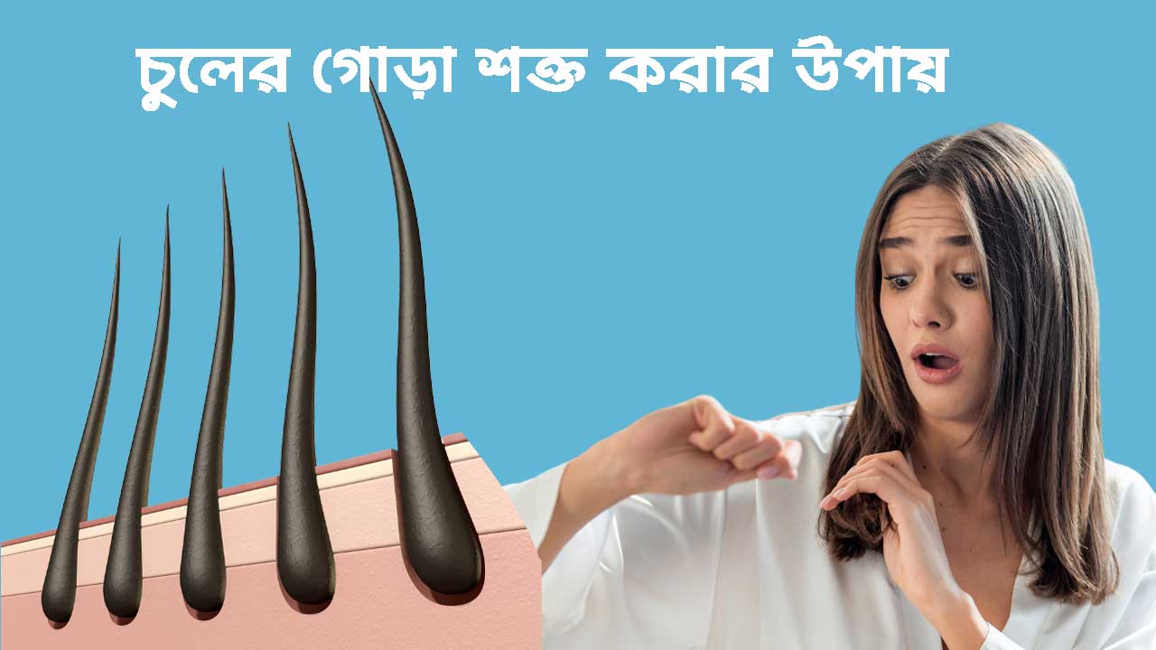 চুলের গোড়া শক্ত করার উপায়